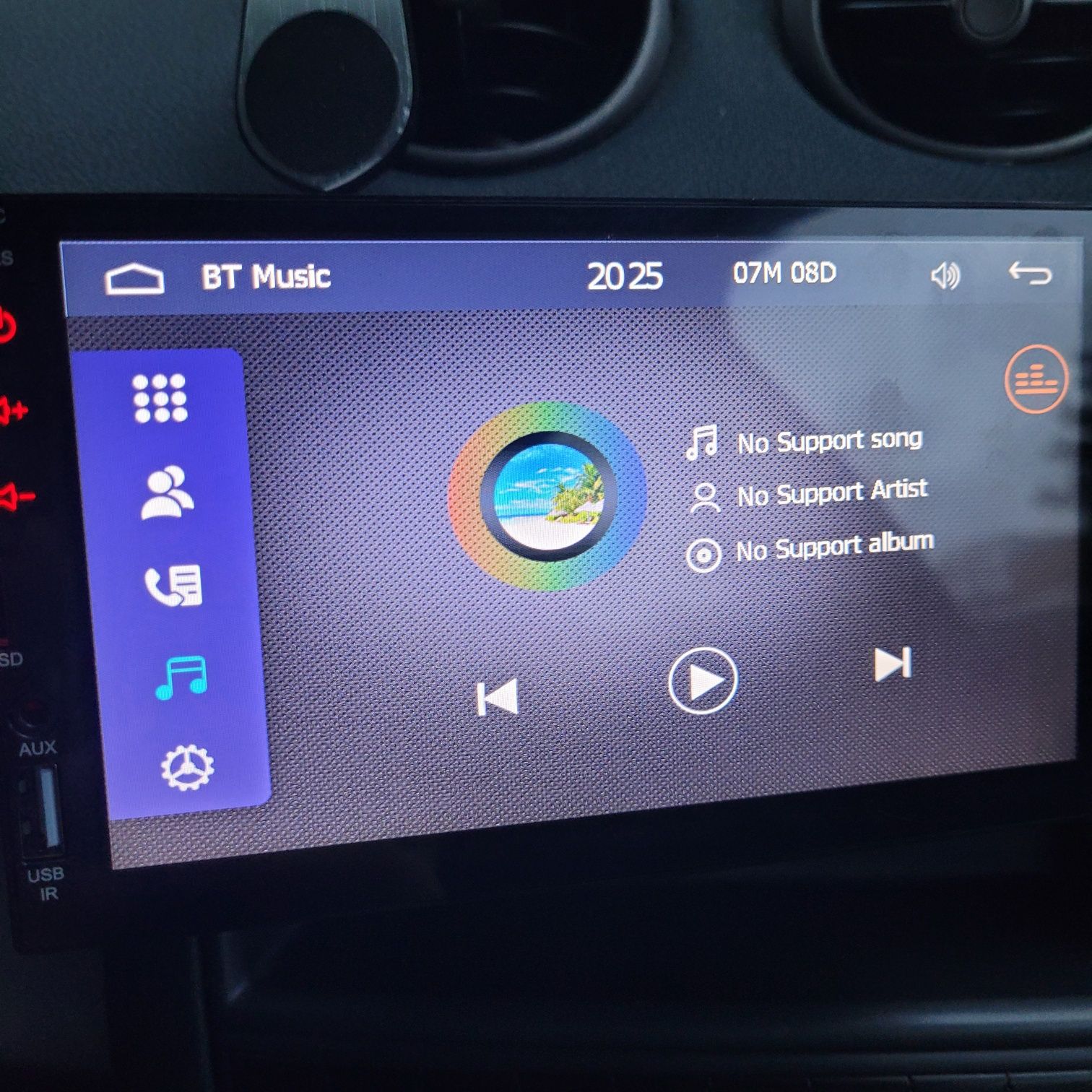 Radio Carplay Android auto bluetooth dotykowy 7
calowy ekran AUX samoc