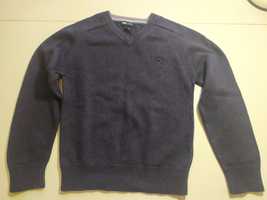 Sweter granatowy 128 cm