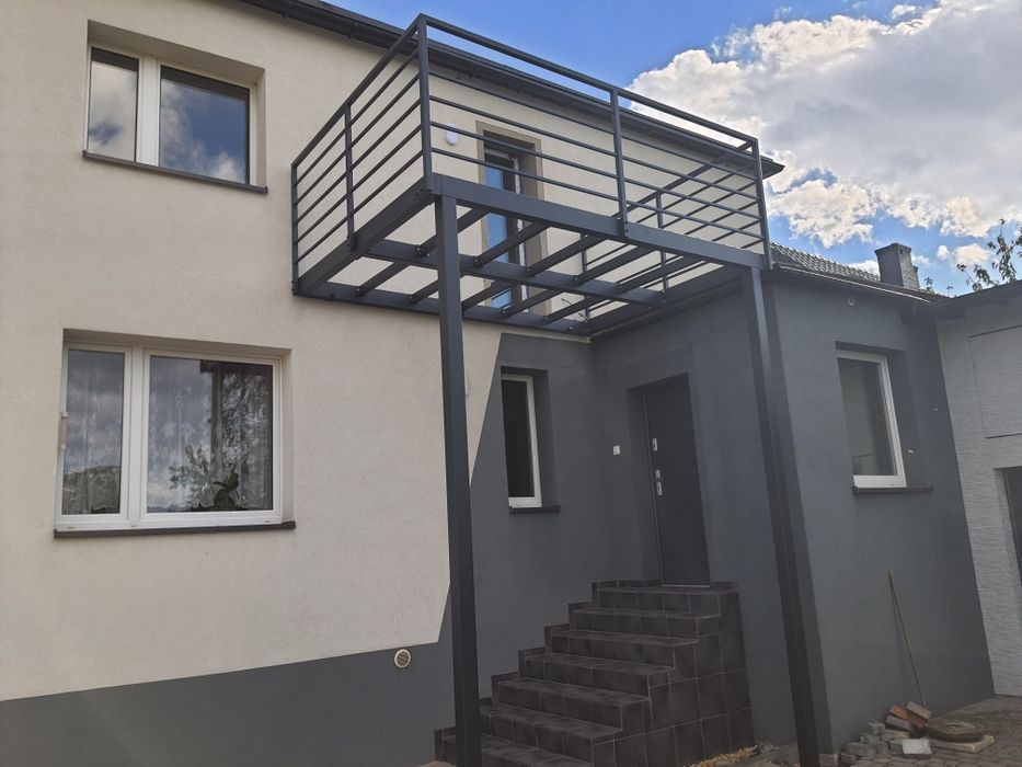 Taras stalowy zewnętrzny ocynk ogniowy