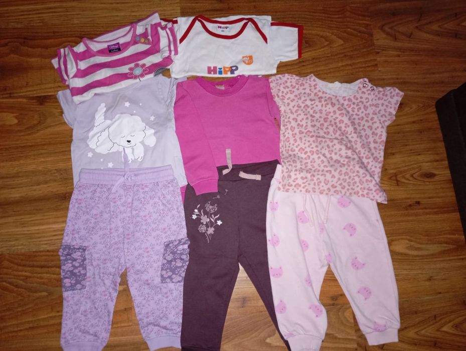 Ubranka dla dziewczynki r74 do 86