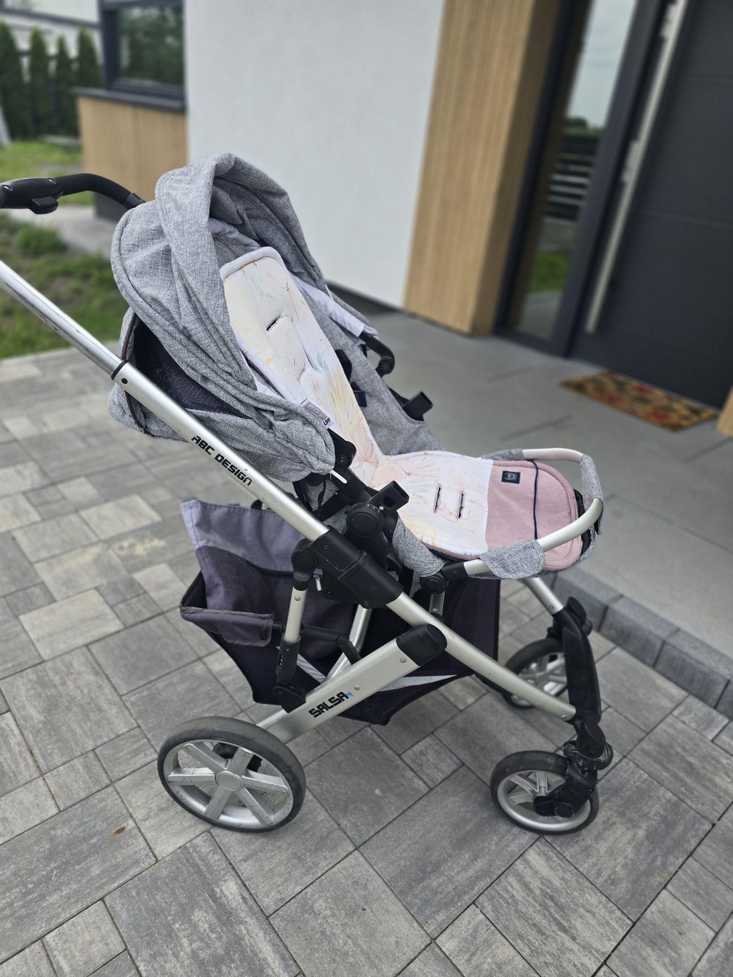 Zestaw 3 w 1 wózek ABC Design i nosidło cybex