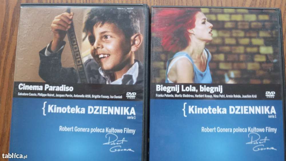 Kolekcja filmów DVD - "Kinoteka dziennika" 5 sztuk