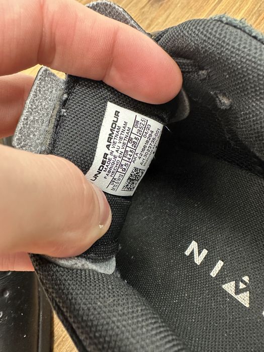 Штангетки кроссовки Under Armour Reign Lifter оригинал 44.5р черные