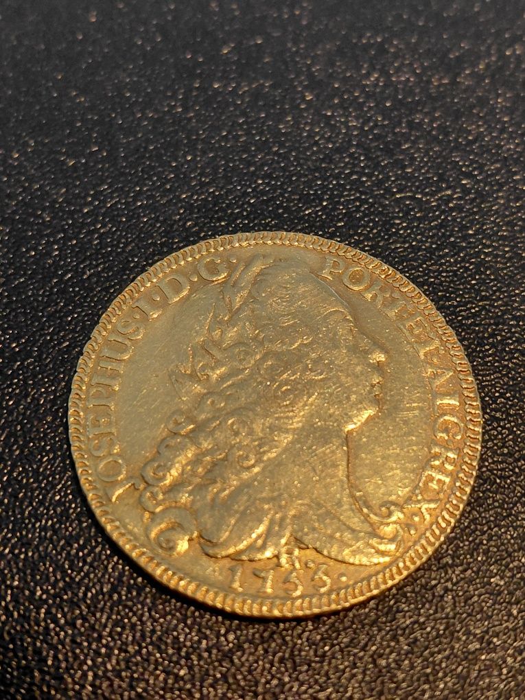 Peça Ouro  D. José I – 1755 R