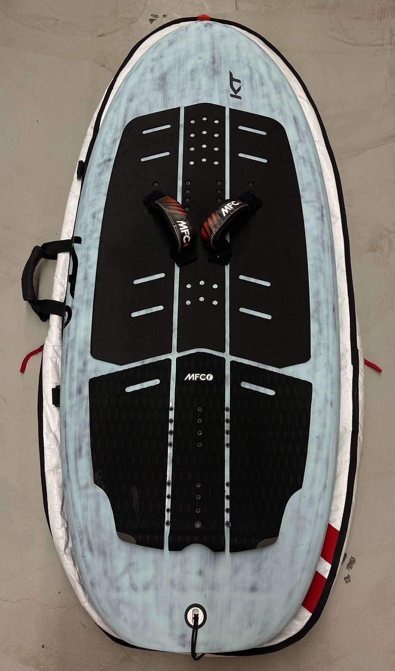 Deska KT Wing Drifter 80l Wingfoil + pokrowiec MFC + strapy MFC +leash