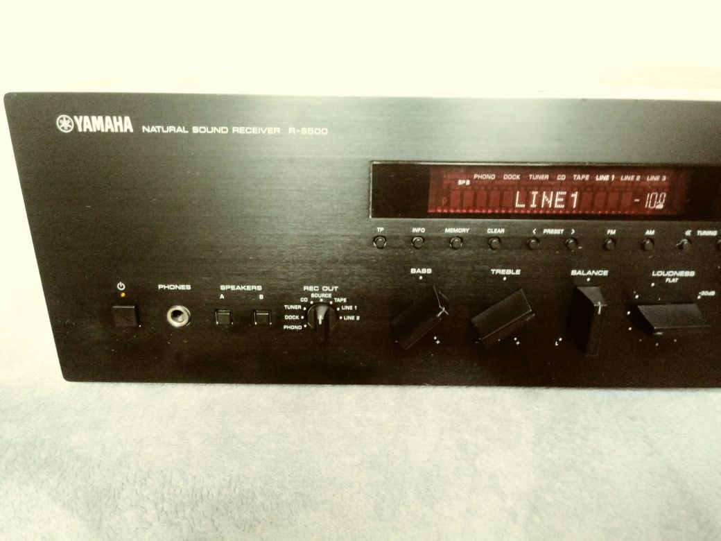 Amplituner stereo YAMAHA R-S500, stan idealny/sklepowy.
