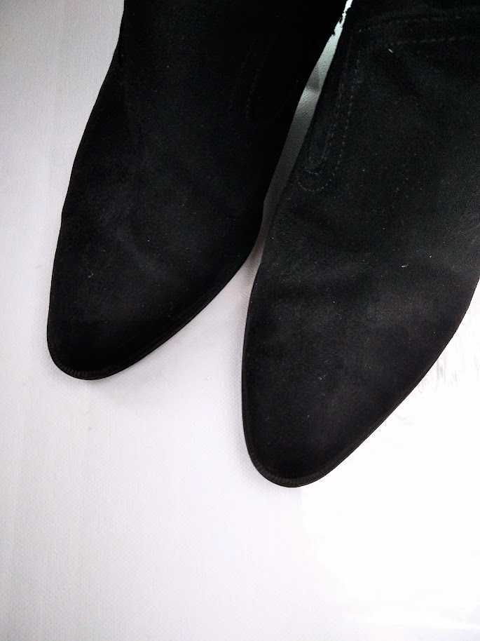 Divided H&M kowbojki, botki, buty zamszowe 36