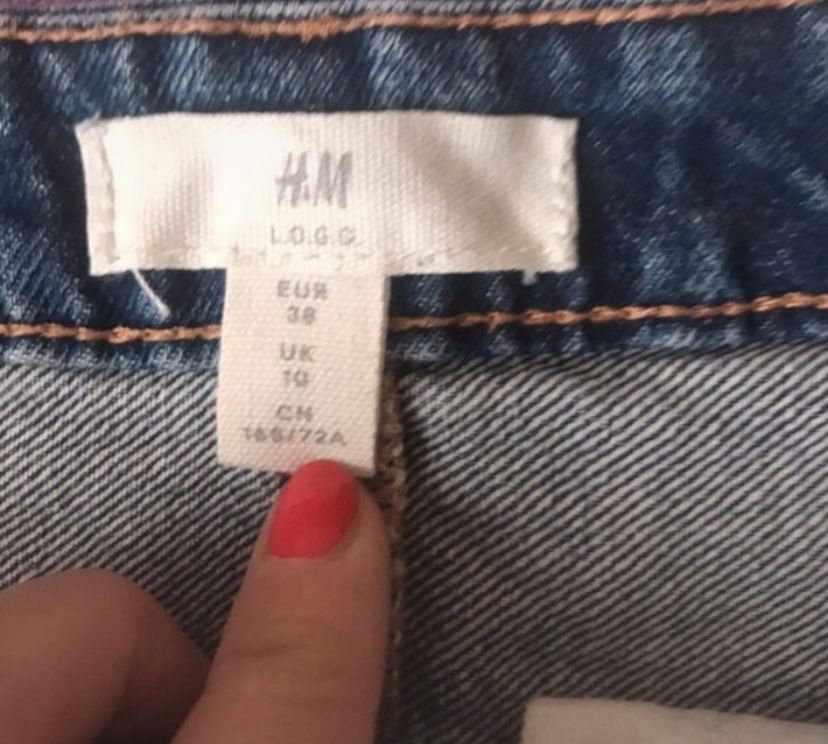 Jeansowa spódnica h&m