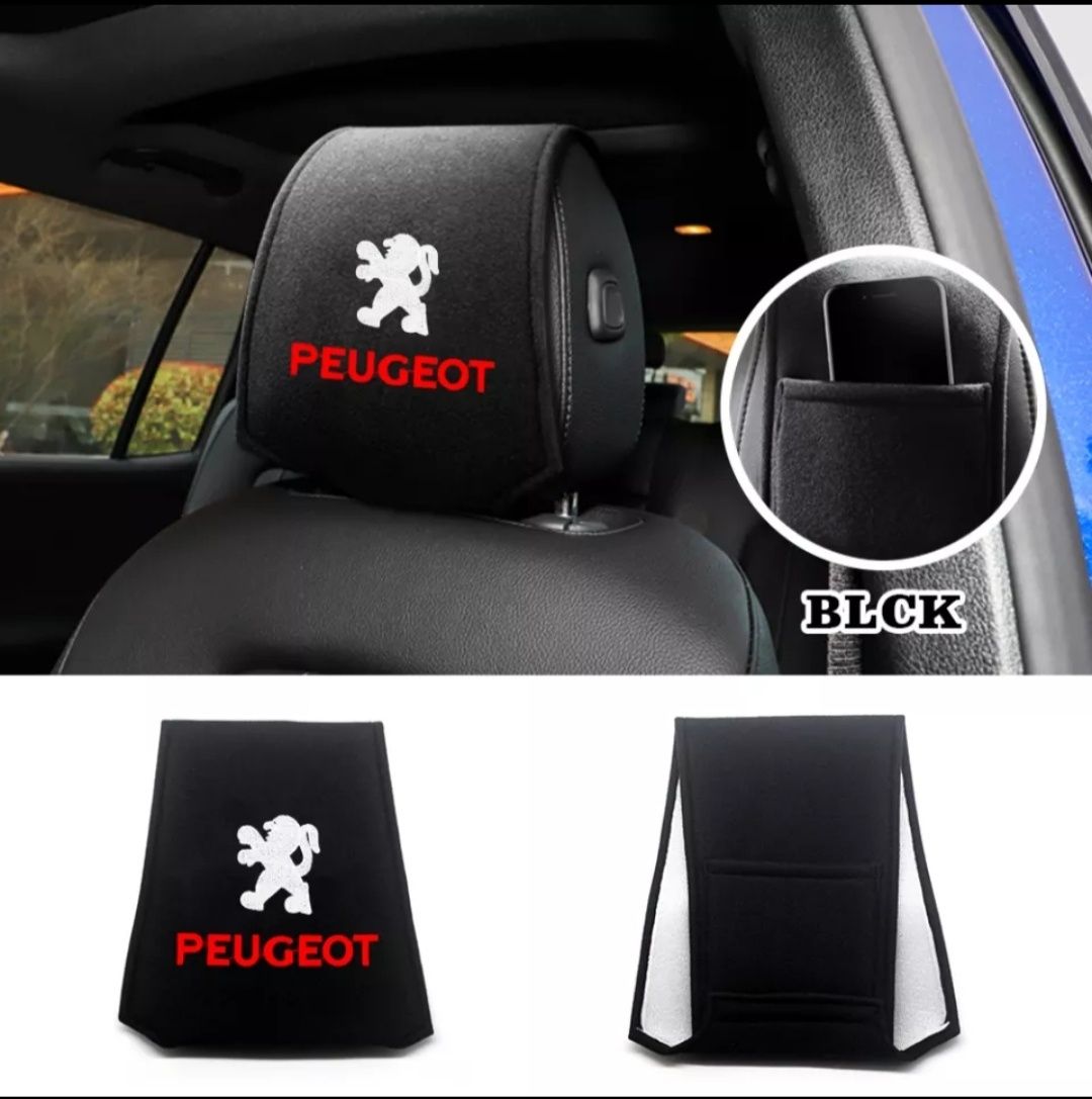 Peugeot Чехлы на подголовники, Логотип, значок, эмблема (шильдик)