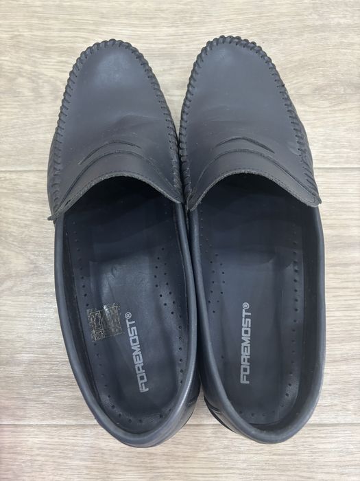 Чоловічі шкіряні мокасини