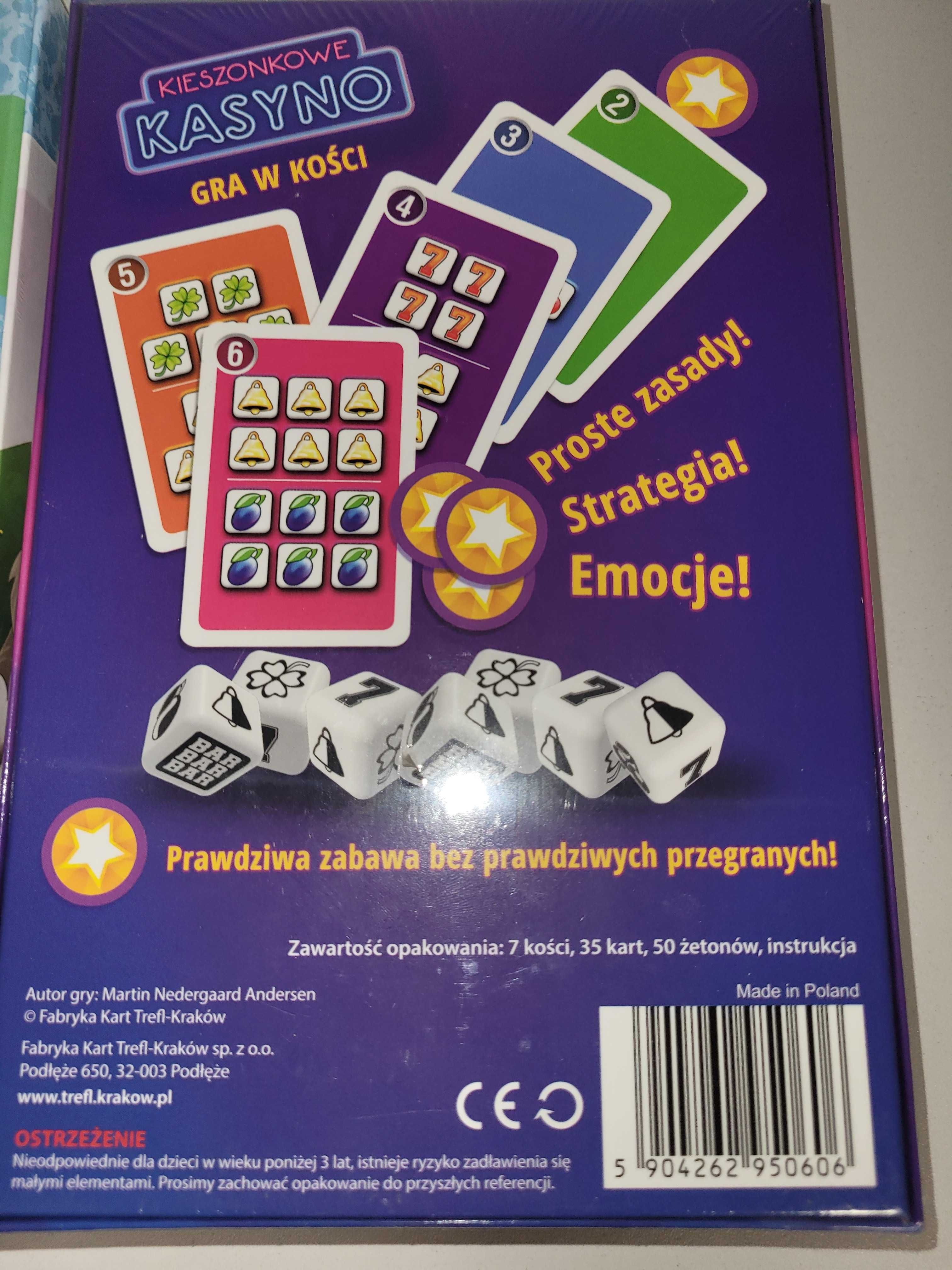 2x gra dla dzieci Trefl Owce na manowce + kieszonkowe kasyno