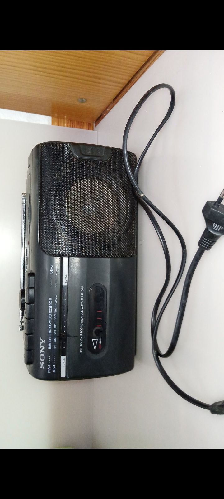 Rádio Cassete Sony CFM-10