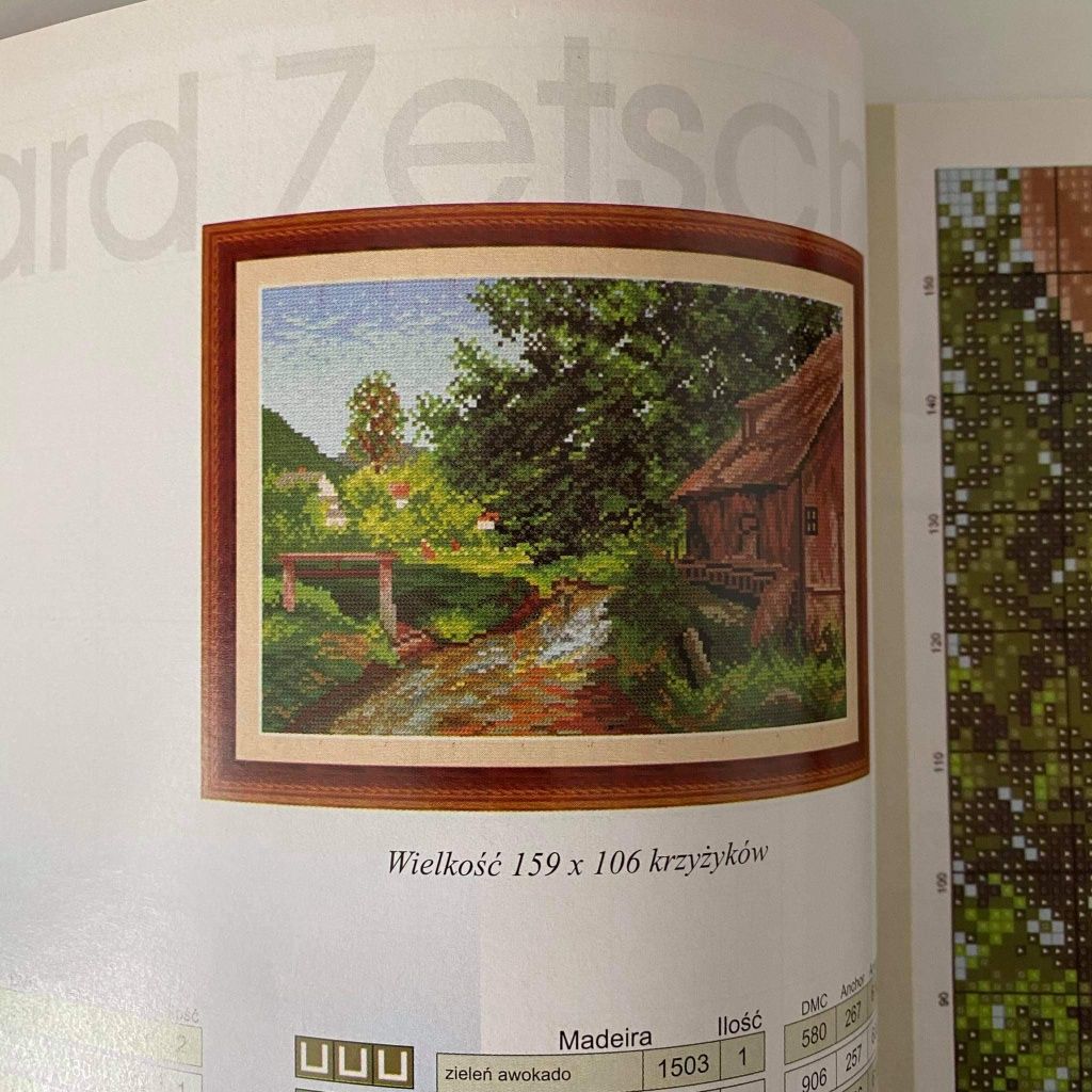 Hafty Polskie 2-3/2005 gazeta haft krzyżykowy Kwiaty Wenecja Koń