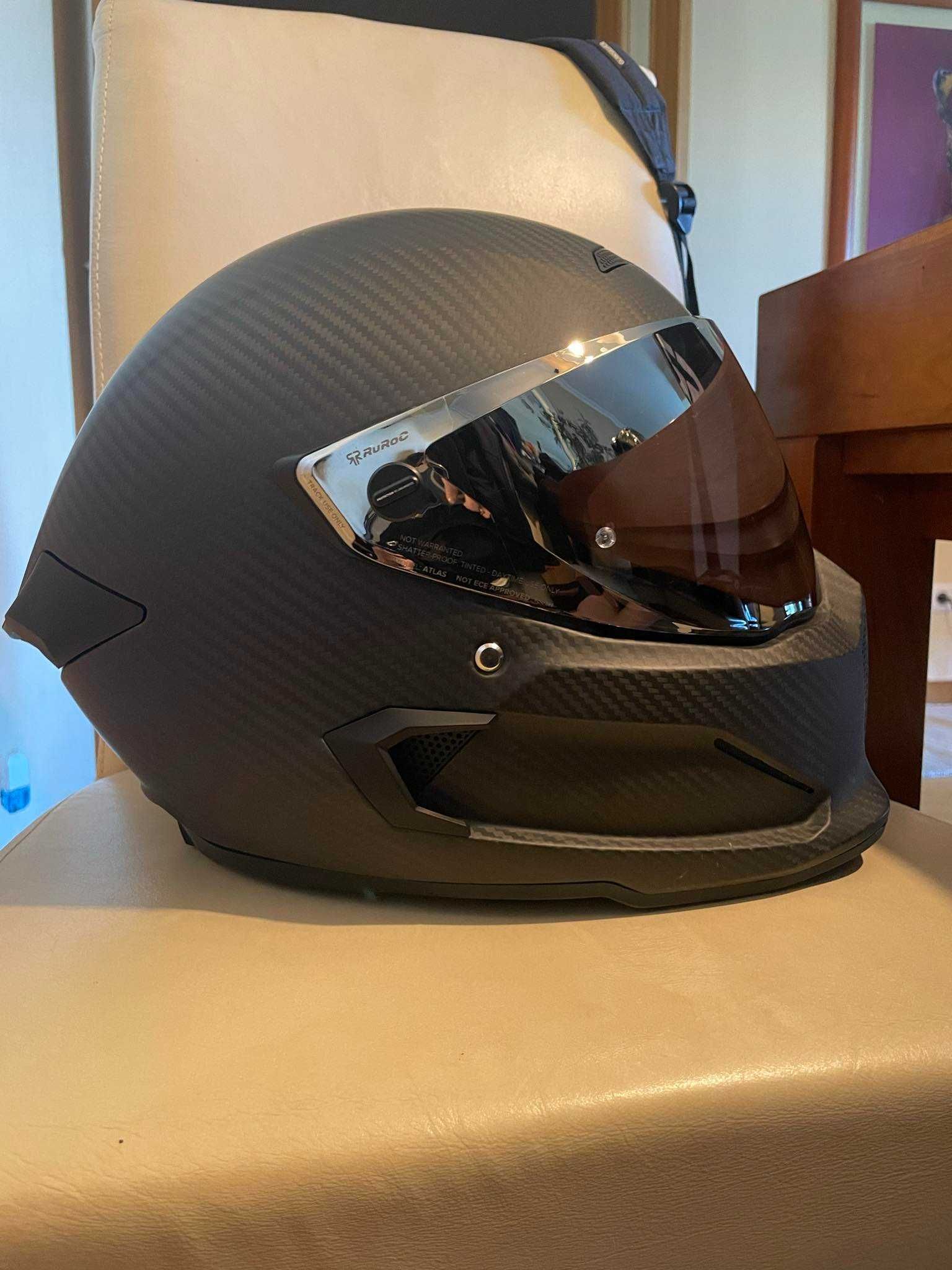 Capacete ATLAS 4.0 Raw Carbon