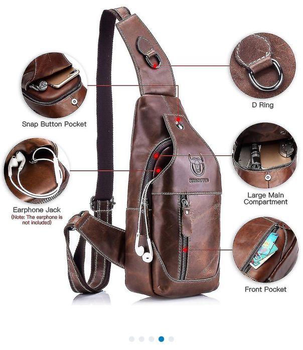 Unbranded torba / listonoszka męska