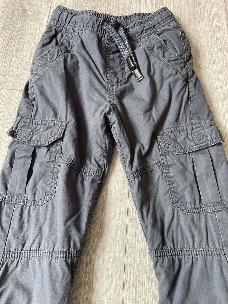spodnie ocieplane dla chłopca 104-110