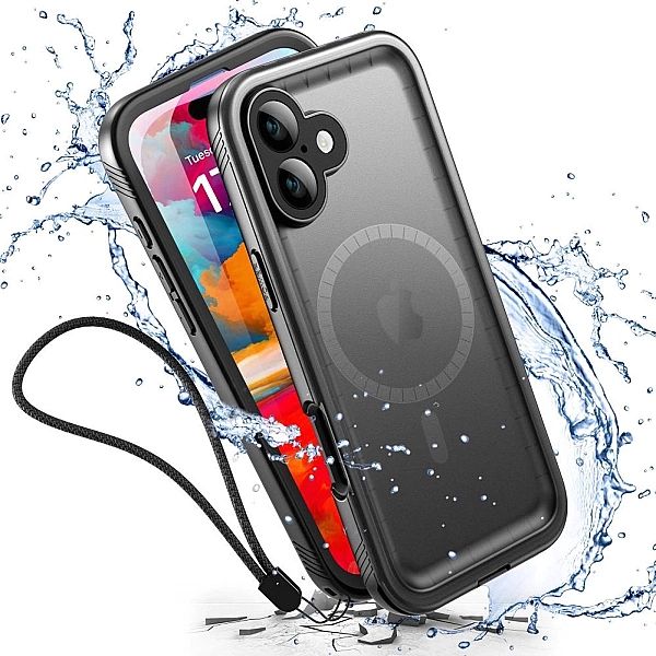 Etui Tech-Protect ShellBox MagSafe IP68 na iPhone 16 Pro - czarne