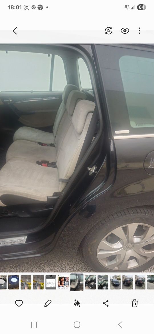 Carrinha citroën c4 grand picasso 1600