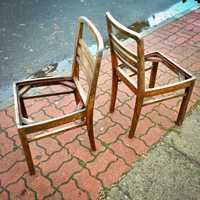 stare krzesła drewniane 2 szt. typ 245 B Gościńska Fabryka Mebli - PRL