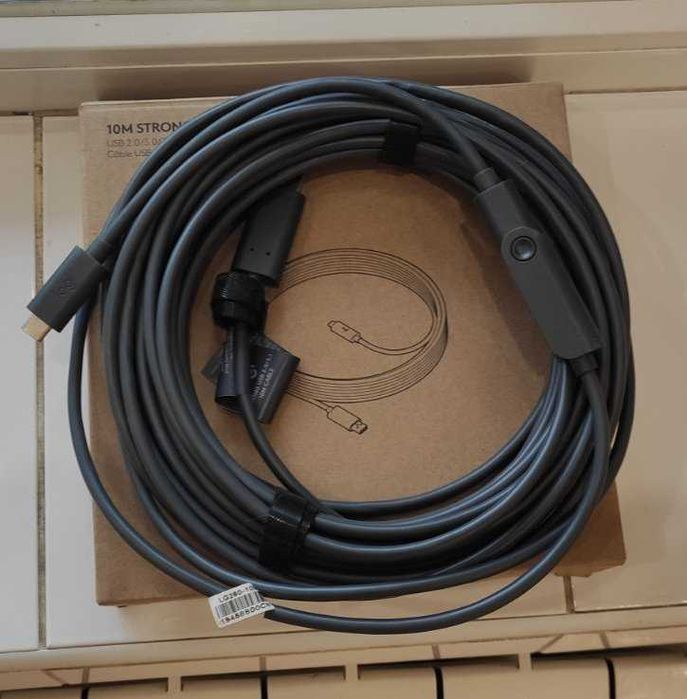 10метров Кабель USB Type-C Logitech USB 3.1 c усилителем встроеным