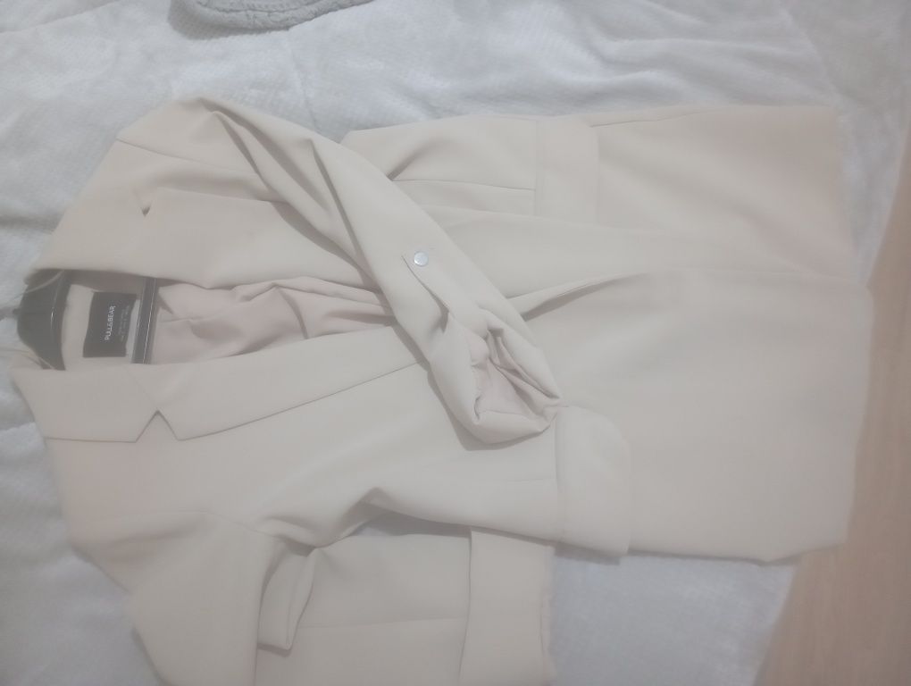 Blazer bege, tamanho S Pull and beear