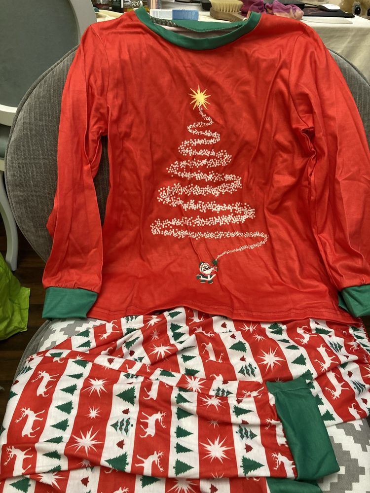 Nowa piżama dwuczęściowa świąteczna