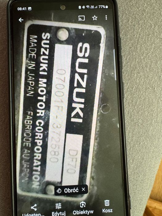 Silnik zaburtowy Suzuki DF 70