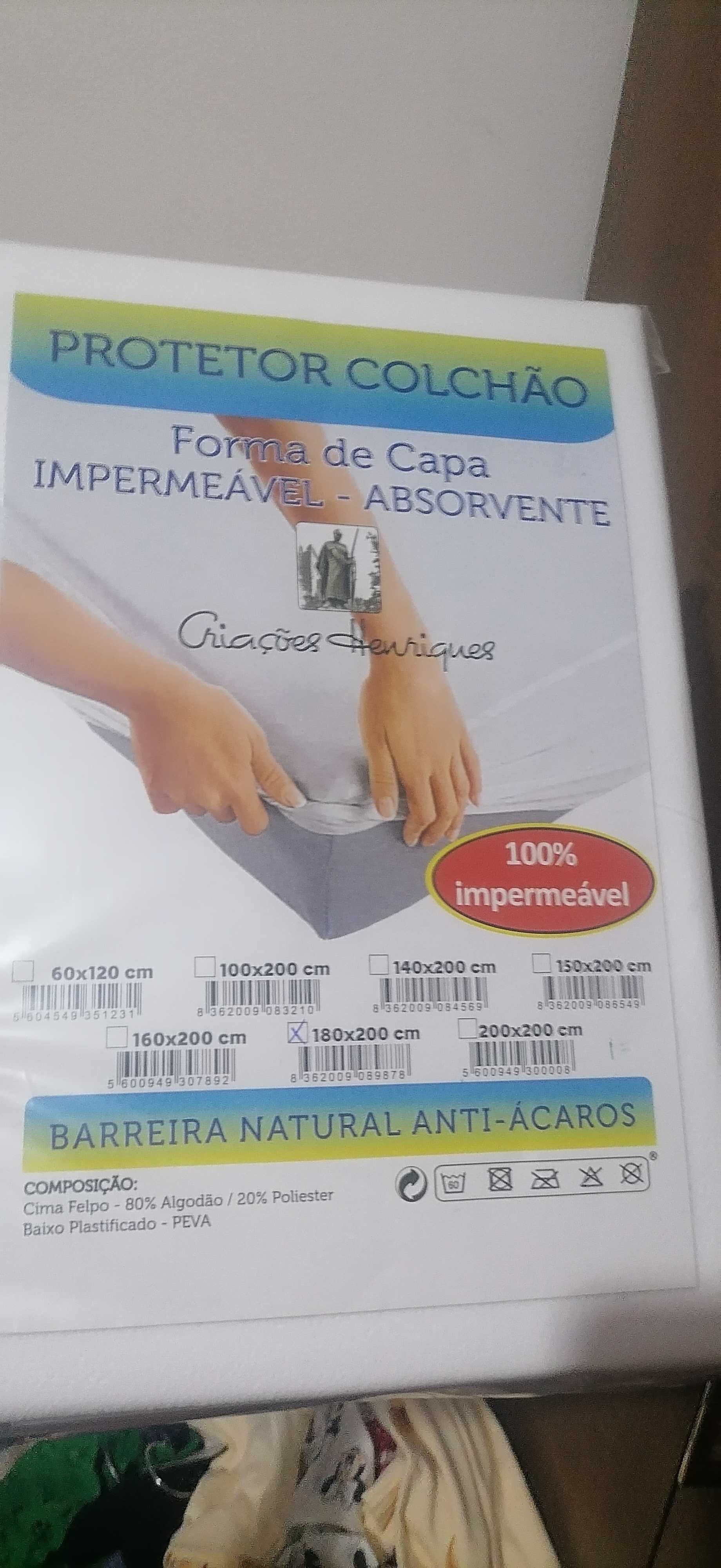Capa protetora colchão