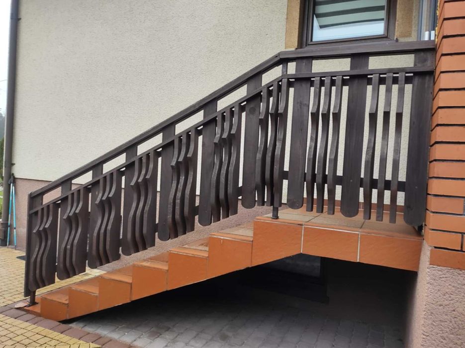 balustrada balkonowa(drewno)