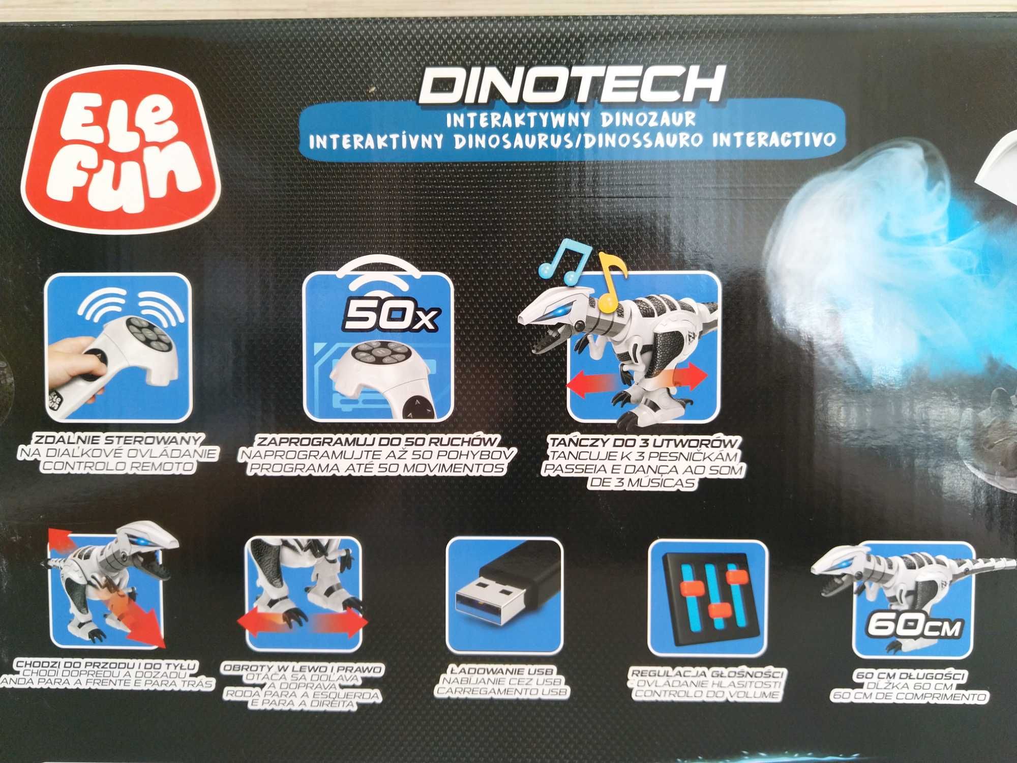 NAJTANIEJ Interaktywny Robot Dinozaur + Pilot Wysyłka