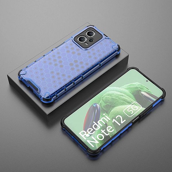 Honeycomb etui do Xiaomi Redmi Note 12/5G / Poco X5/5G pancerny hybryd