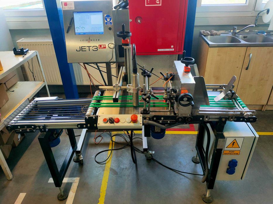 Drukarka przemysłowa LEIBINGER JET 3 UP z podajnkiem