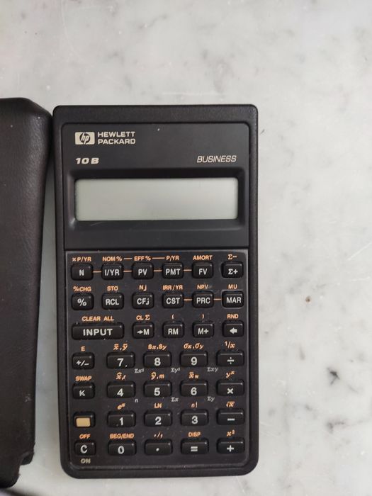 Máquina de calcular científica com bolsa HP