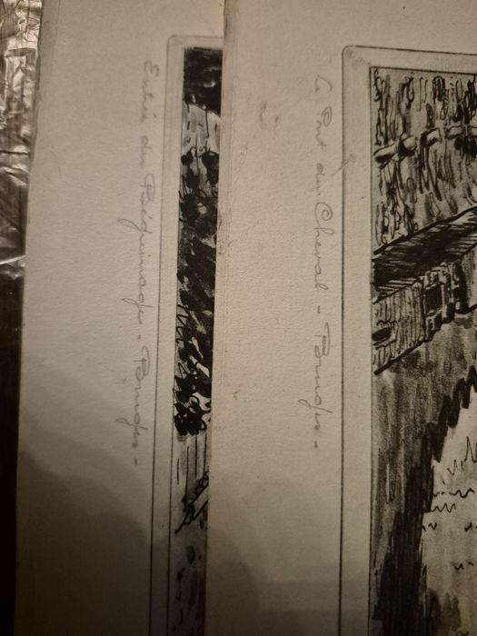 Tytuł:Albert Goethals dwie grafiki
Albert Goethals – „Entrée des Bégui