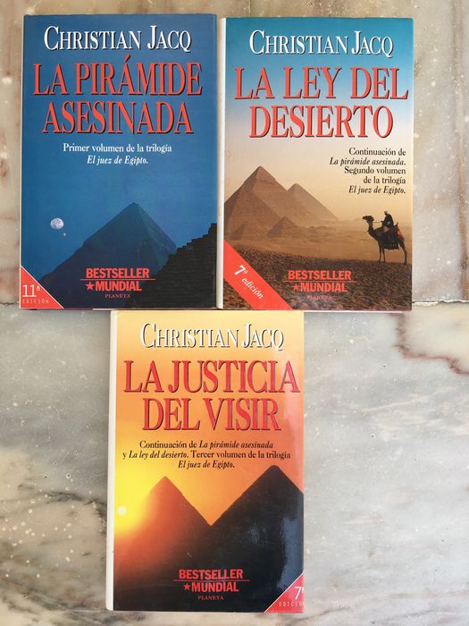 Livros Christian Jacq em Espanhol