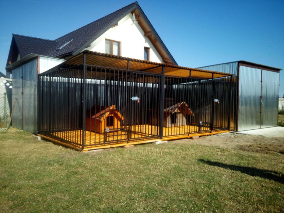 Kojec dla psa podwójny,kojce dla psów,klatka producent podłoga