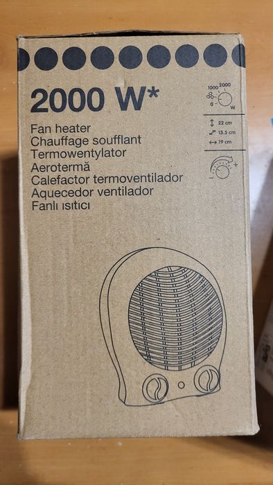 Обігрівач тепловентилятор дуйка