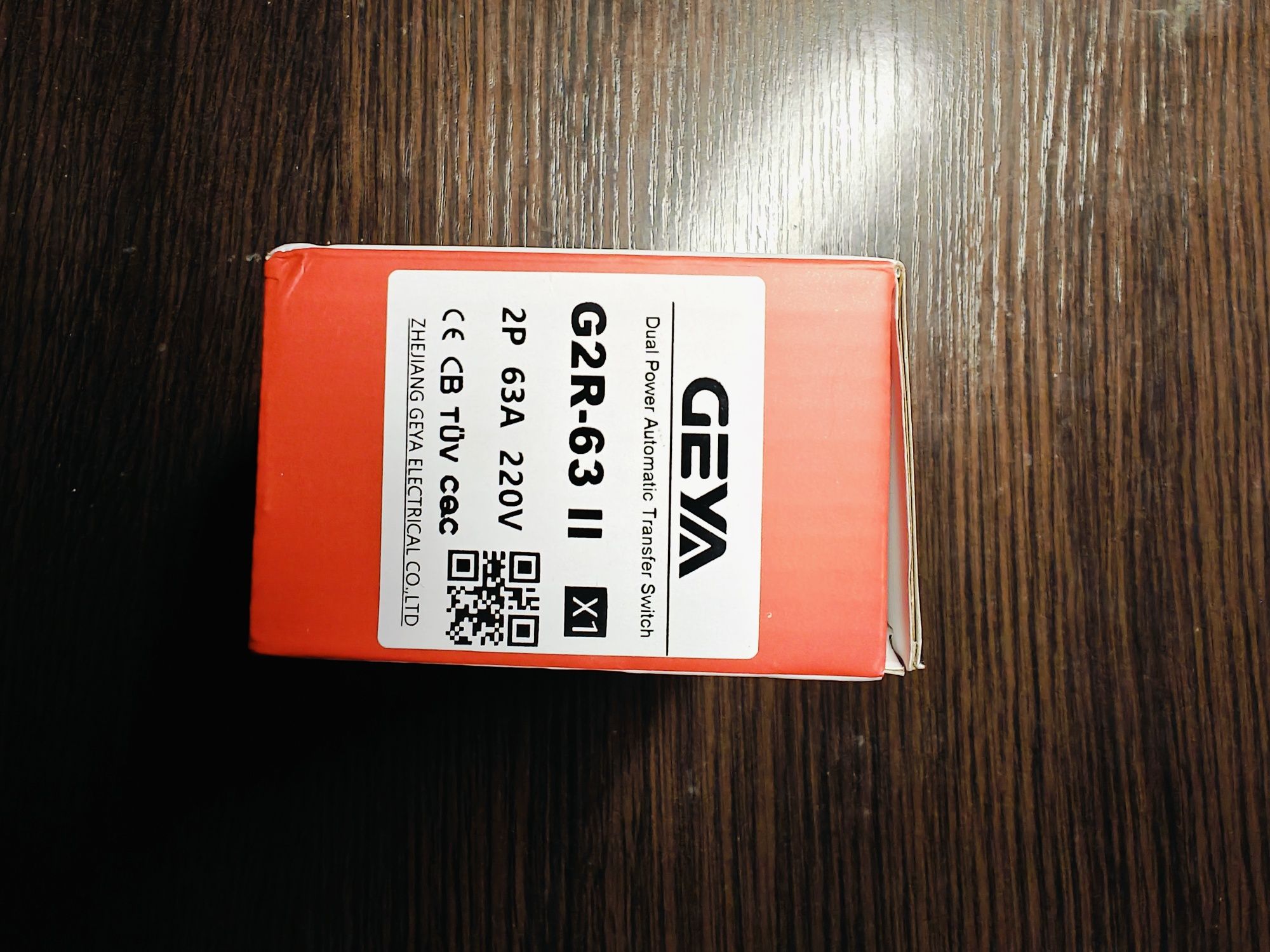 Автомат АВР GEYA G2R-63 II , 2P 63A 220V
