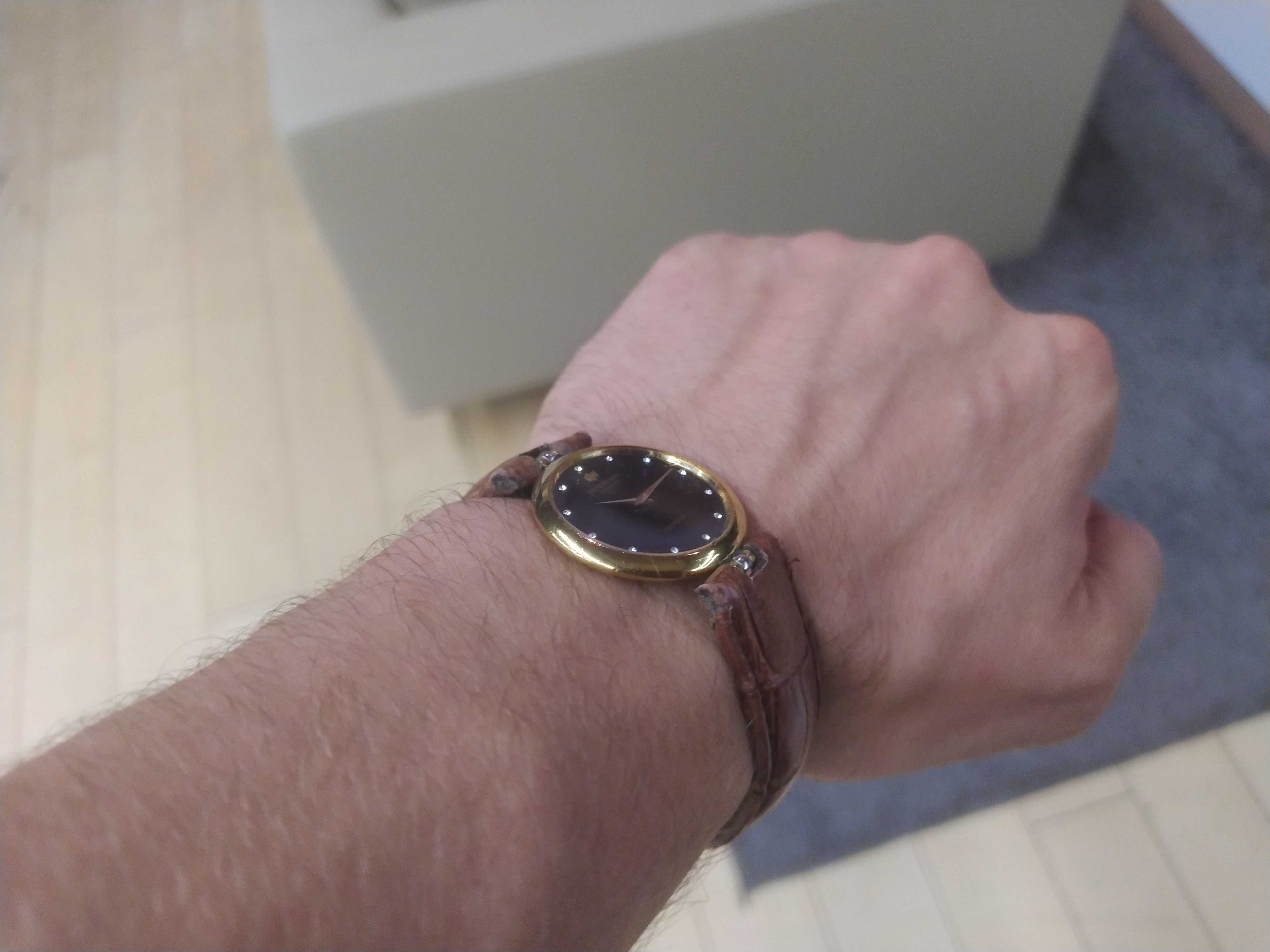 Oryginalny zegarek Raymond Weil Diamond Black ref 3703 18karat Złoco
