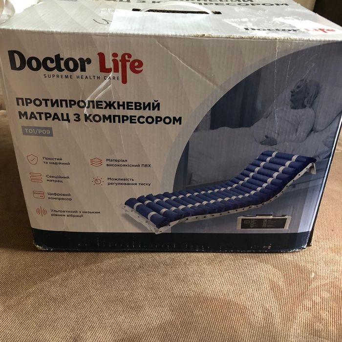 Матрац протипролежневий Doctor Life T01+P09 з компресором, секційний