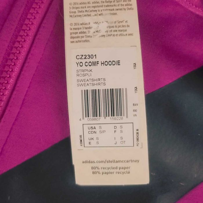 Adidas bluza z kapturem CZ2301 Yo Comf Hoodie – wygodna i stylowa - L