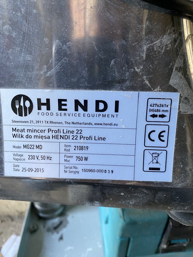 Maszynka do mięsa Hendi 12 i 22