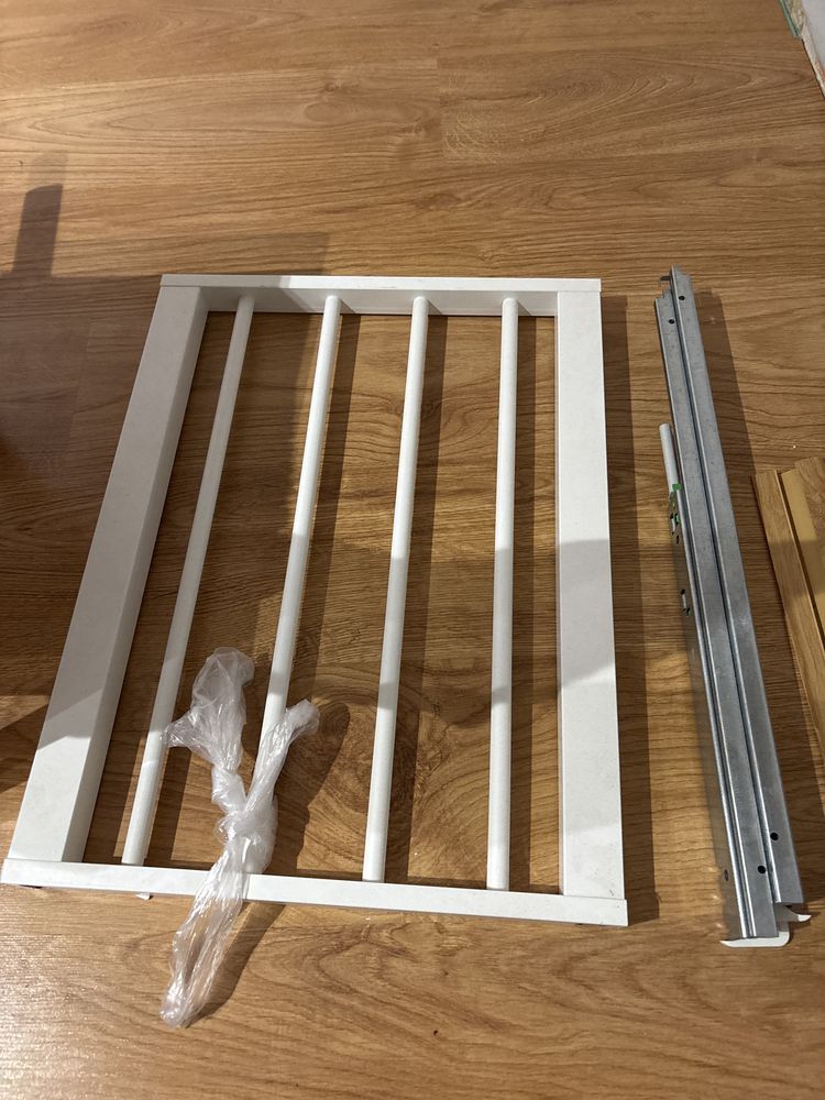 KOMPLEMENT Wysuwany wieszak na spodnie, biały, 50x58 cm ikea