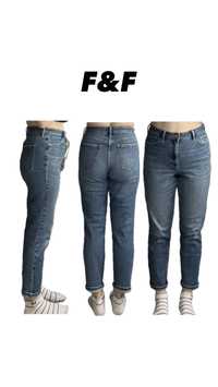 F&F укорочені джинси mom 38 М