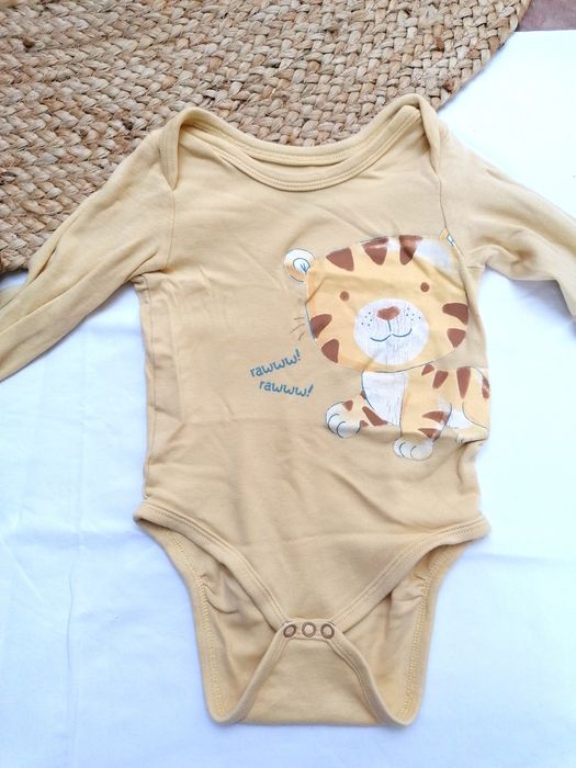 Pack 5 Bodies de Manga Comprida de Bebé