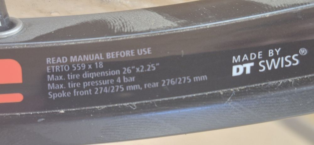 Koło Dt-swiss XR1450 Spline. Nowe. Przód.