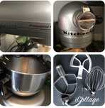 KitchenAid PROFESJONALNY mikser stojący srebrny   6,9 L