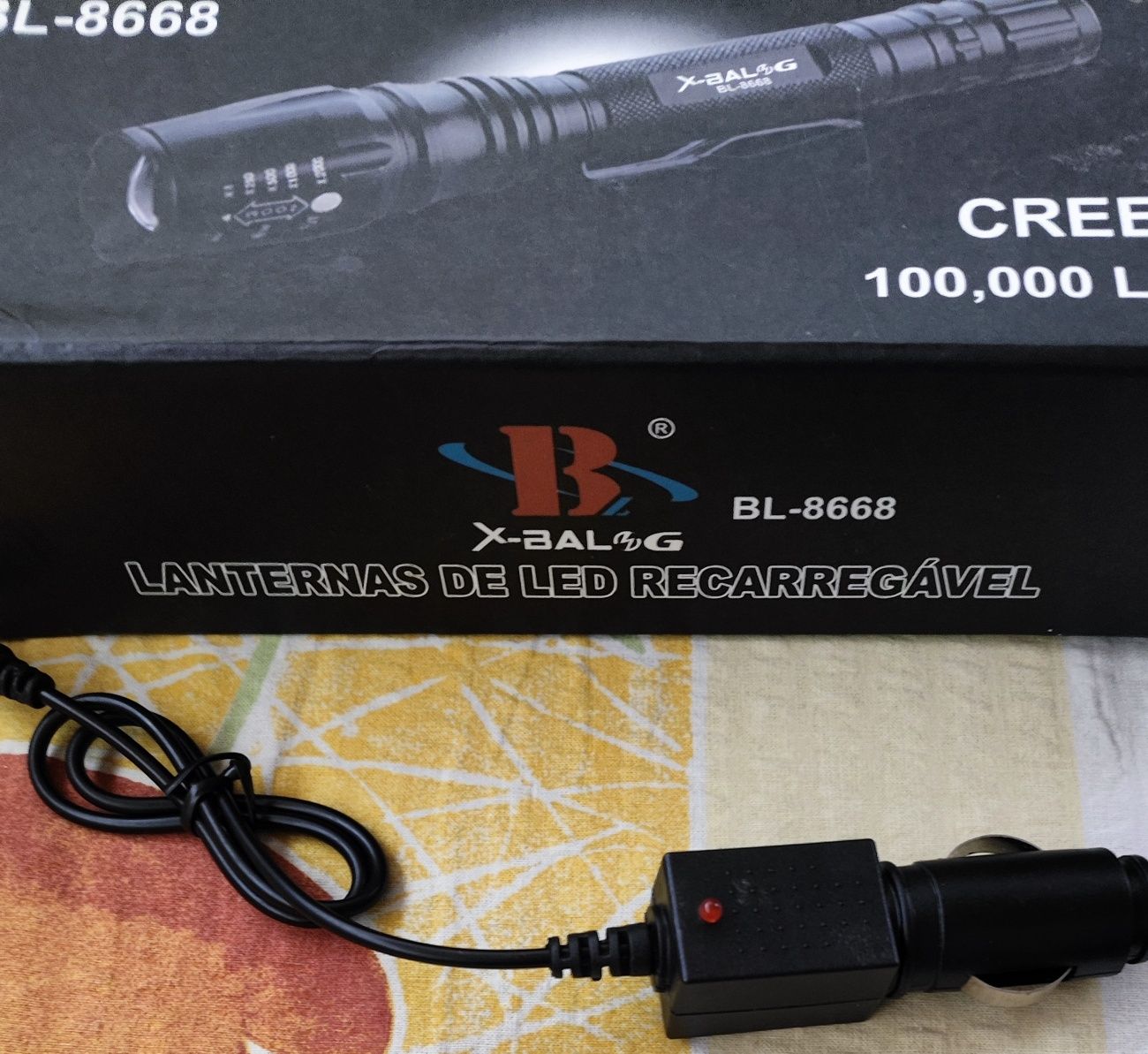 Acessórios lanterna Led Recarregável