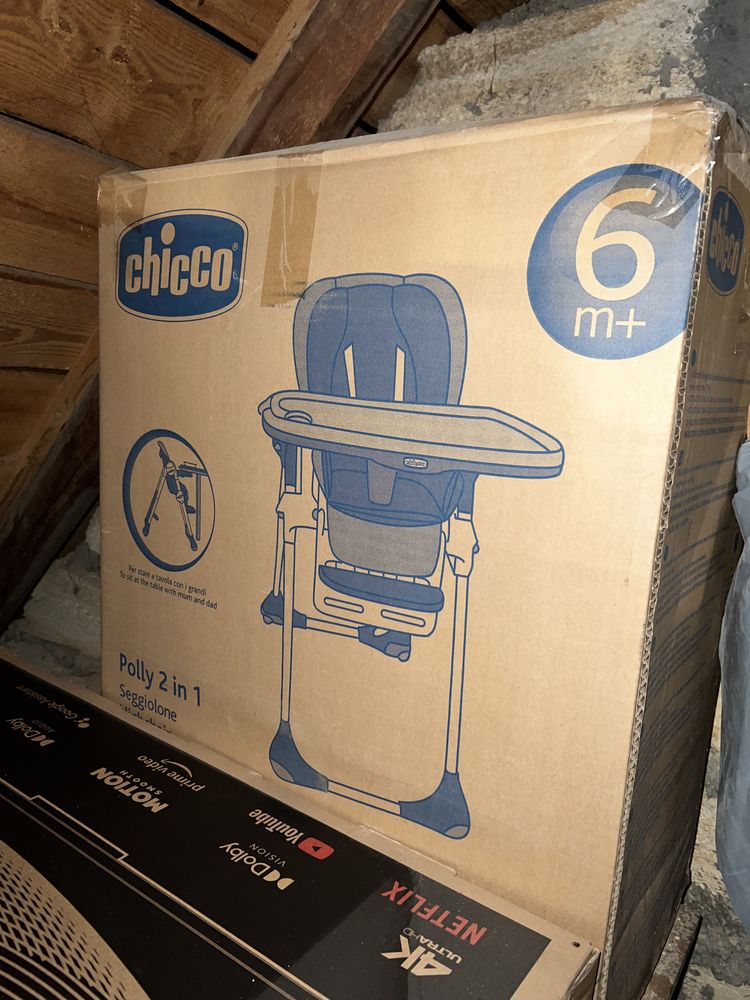 Стульчик для кормления Chicco Polly 2 в 1