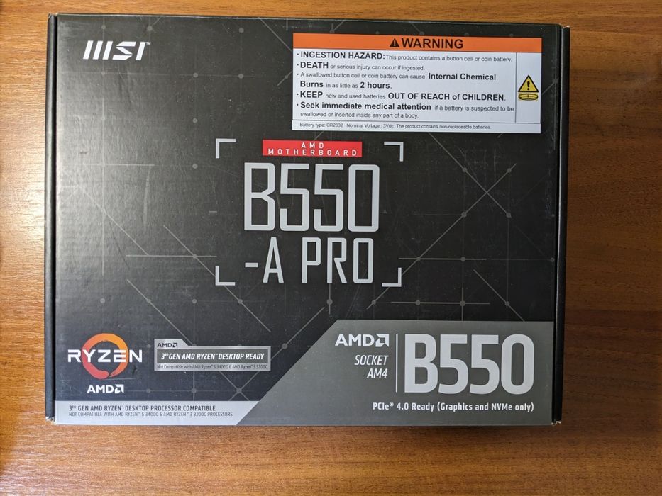 Материнська плата MSI B550-A PRO